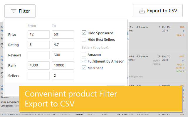 Amazon Smart Scout View FREE chrome谷歌浏览器插件_扩展第2张截图