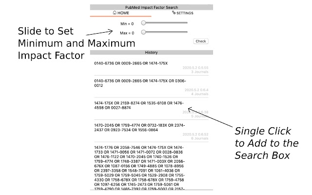PubMed Impact Factor Search chrome谷歌浏览器插件_扩展第2张截图