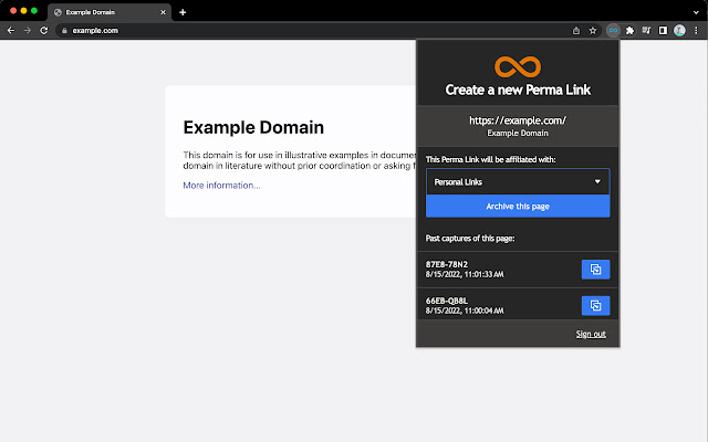Perma.cc chrome谷歌浏览器插件_扩展第4张截图