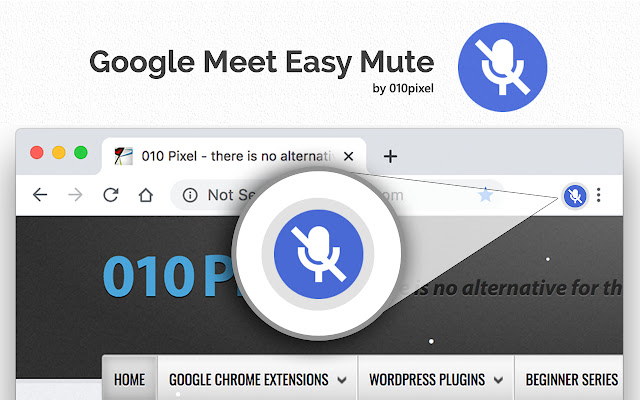 Easy Mute for Google Meet chrome谷歌浏览器插件_扩展第2张截图