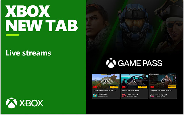 Xbox New Tab chrome谷歌浏览器插件_扩展第2张截图