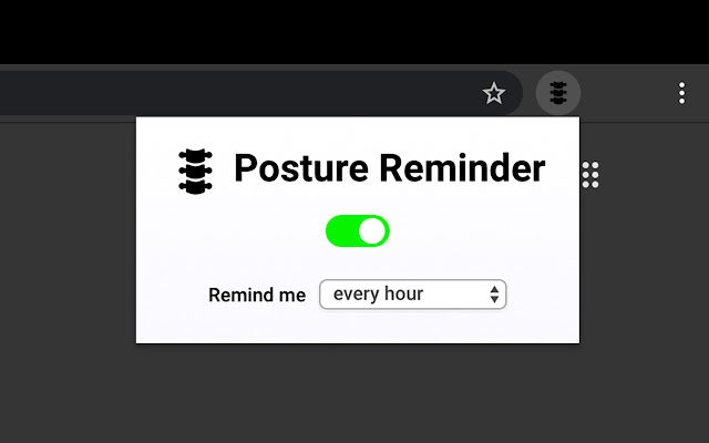 Posture Reminder chrome谷歌浏览器插件_扩展第1张截图