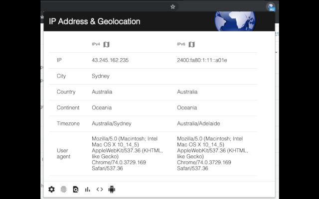 IP Address & Geolocation chrome谷歌浏览器插件_扩展第1张截图