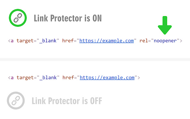Link Protector chrome谷歌浏览器插件_扩展第1张截图
