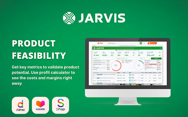 Jarvis - Daraz Product Research Tool chrome谷歌浏览器插件_扩展第2张截图