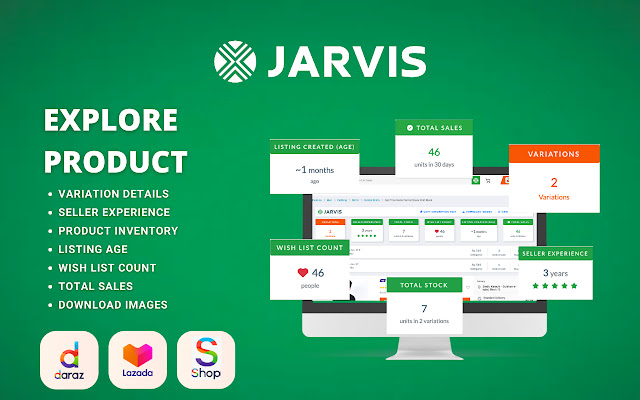 Jarvis - Daraz Product Research Tool chrome谷歌浏览器插件_扩展第3张截图