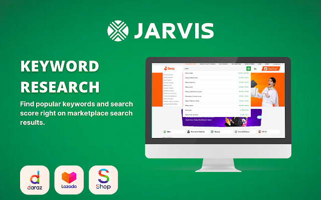 Jarvis - Daraz Product Research Tool chrome谷歌浏览器插件_扩展第4张截图