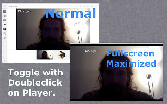 Toggle Fullscreen in Hangout chrome谷歌浏览器插件_扩展第1张截图