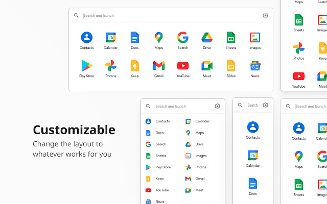 G App Launcher (Customizer for Google™) chrome谷歌浏览器插件_扩展第3张截图