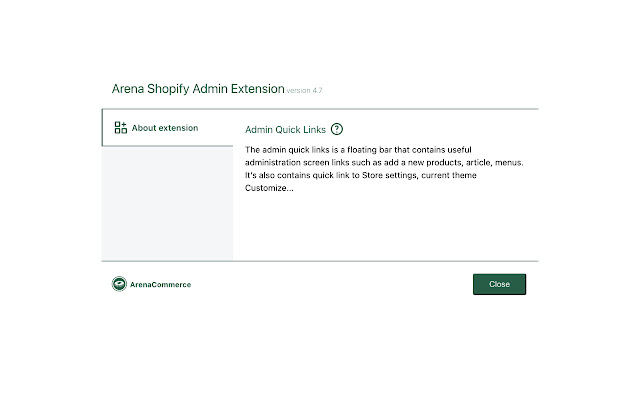 Arena Shopify Admin Extension chrome谷歌浏览器插件_扩展第2张截图