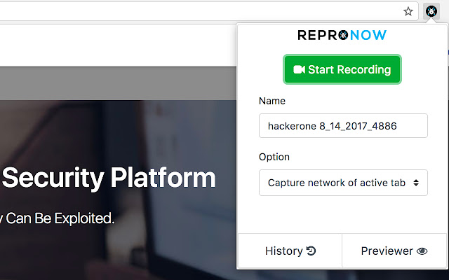 ReproNow: Capture Screen + Network chrome谷歌浏览器插件_扩展第1张截图