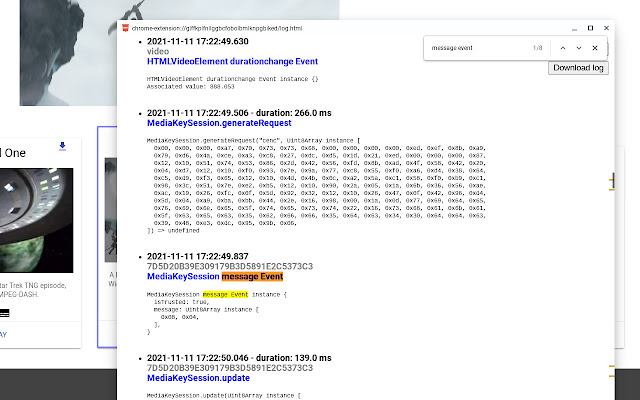 EME Call and Event Logger chrome谷歌浏览器插件_扩展第1张截图