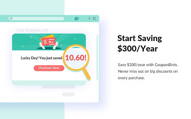 CouponBirds SmartCoupon Finder chrome谷歌浏览器插件_扩展第2张截图
