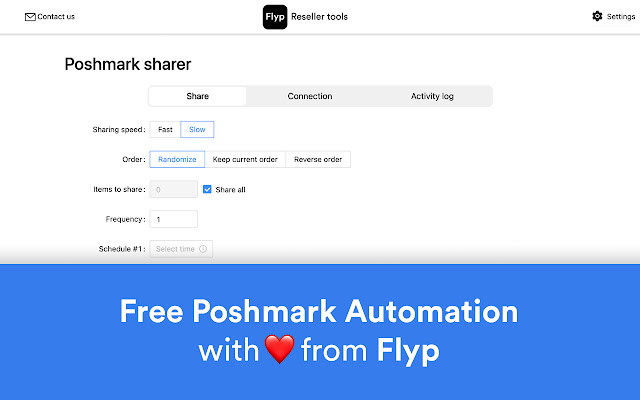 Flyp Poshmark Sharer chrome谷歌浏览器插件_扩展第1张截图