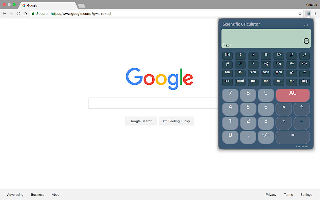 Scientific Calculator chrome谷歌浏览器插件_扩展第2张截图