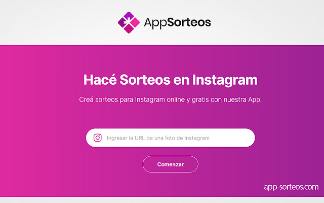 AppSorteos - Sorteos en Instagram chrome谷歌浏览器插件_扩展第1张截图