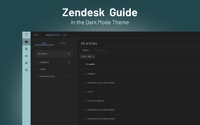 Zendesk Dark Mode Theme chrome谷歌浏览器插件_扩展第3张截图