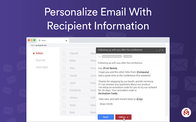 GMass: Powerful mail merge for Gmail chrome谷歌浏览器插件_扩展第3张截图