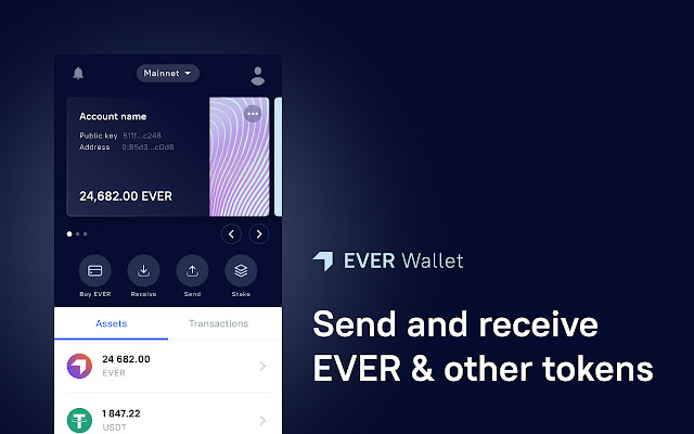 EVER Wallet chrome谷歌浏览器插件_扩展第1张截图