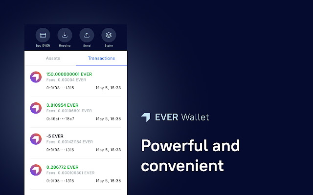 EVER Wallet chrome谷歌浏览器插件_扩展第3张截图