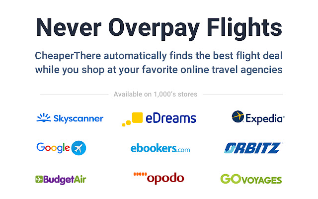 CheaperThere | Cheap Flight & Hotel Deals chrome谷歌浏览器插件_扩展第1张截图