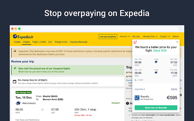CheaperThere | Cheap Flight & Hotel Deals chrome谷歌浏览器插件_扩展第3张截图