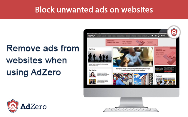 AdZero Adblocker chrome谷歌浏览器插件_扩展第1张截图