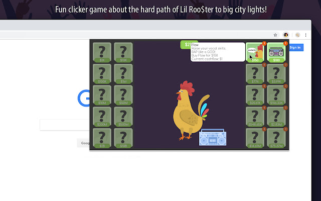 Lil Rooster Money Clicker - Idle Game chrome谷歌浏览器插件_扩展第3张截图