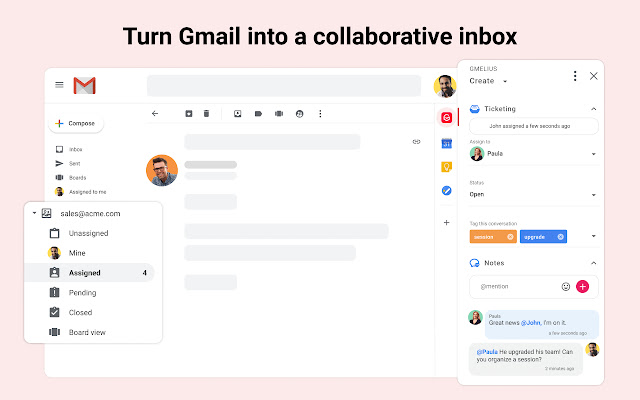 Gmelius for Gmail: Shared Inbox & Team Tasks chrome谷歌浏览器插件_扩展第2张截图