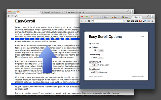 Easy Scroll chrome谷歌浏览器插件_扩展第1张截图