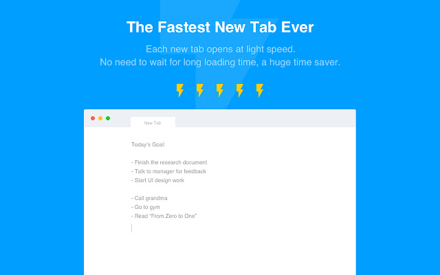 New Tab Draft chrome谷歌浏览器插件_扩展第2张截图