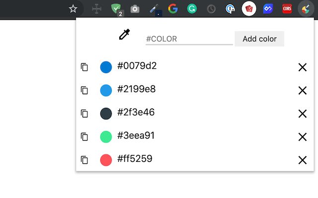 Color Saver: Pick and save your colors chrome谷歌浏览器插件_扩展第1张截图