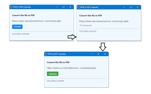 PPTX to PDF Converter chrome谷歌浏览器插件_扩展第1张截图