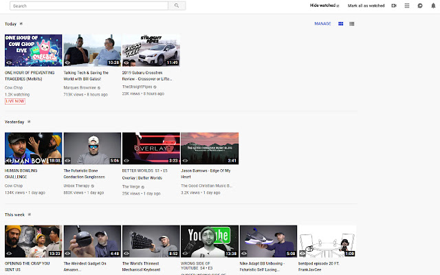 Better Subscriptions for YouTube™ chrome谷歌浏览器插件_扩展第1张截图