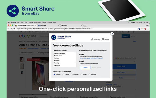 Smart Share From eBay chrome谷歌浏览器插件_扩展第2张截图