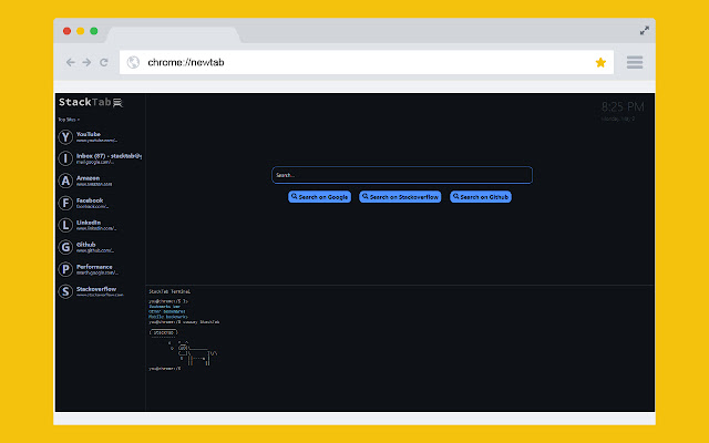 StackTab chrome谷歌浏览器插件_扩展第1张截图
