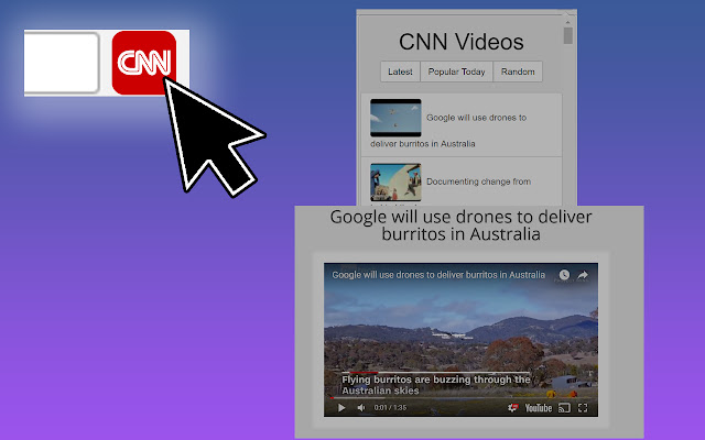 Latest CNN News Videos chrome谷歌浏览器插件_扩展第1张截图