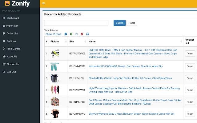 Zonify - Import Product Amazon Shopify chrome谷歌浏览器插件_扩展第1张截图