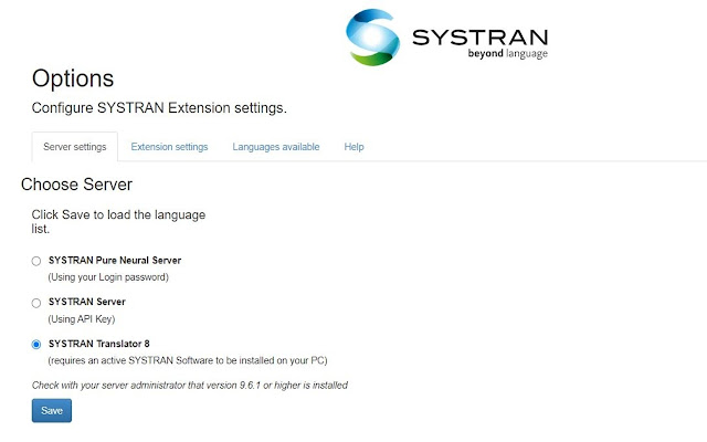 SYSTRAN - Translator and Dictionary chrome谷歌浏览器插件_扩展第3张截图