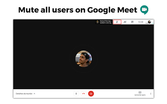 Mute All on Meet chrome谷歌浏览器插件_扩展第1张截图