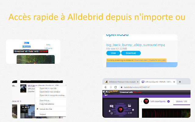 AllDebrid Extension chrome谷歌浏览器插件_扩展第1张截图