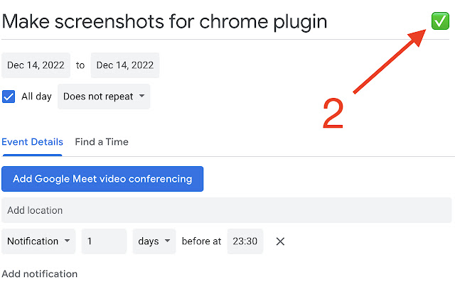 Google Calendar Event Checker chrome谷歌浏览器插件_扩展第2张截图