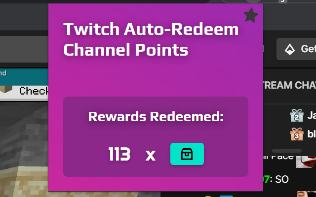 Twitch Auto-Redem Channel Points chrome谷歌浏览器插件_扩展第1张截图