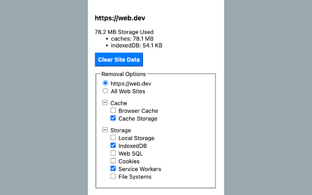 Clear Site Data chrome谷歌浏览器插件_扩展第1张截图