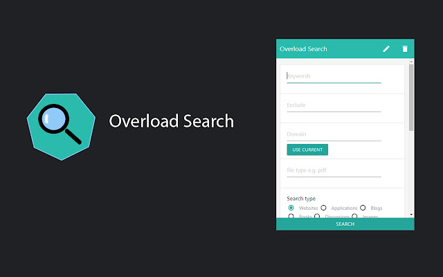 Overload Search - Advanced Google Search chrome谷歌浏览器插件_扩展第1张截图