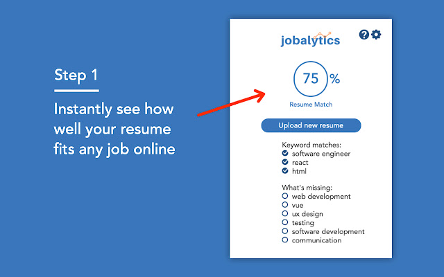 Jobalytics - Resume Keyword Analyzer chrome谷歌浏览器插件_扩展第1张截图