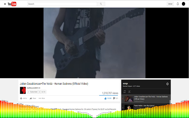 YouTube™ Music Visualizer chrome谷歌浏览器插件_扩展第3张截图