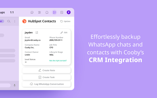 Cooby: Supercharge WhatsApp for Work chrome谷歌浏览器插件_扩展第4张截图