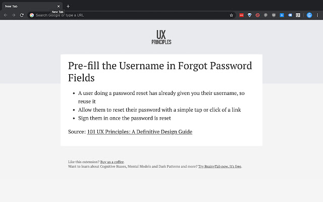 UX Principles chrome谷歌浏览器插件_扩展第2张截图