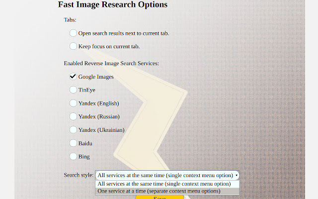 Fast Image Research chrome谷歌浏览器插件_扩展第2张截图